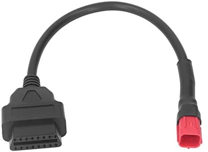Aramox 6 Pin auf 16 Pin OBD2 Diagnosekabel Diagnosewerkzeug Adapter für 6 Pin Adapterkabel