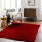 Surya Shaggy Rug Shaggy Berber Teppich - Flauschiger Teppich für Wohnzimmer, Esszimmer, Schlafzimmer, Langflor Hochflor Teppich flauschig - Teppich groß 200x275 cm, Wohnzimmerteppich in Rot