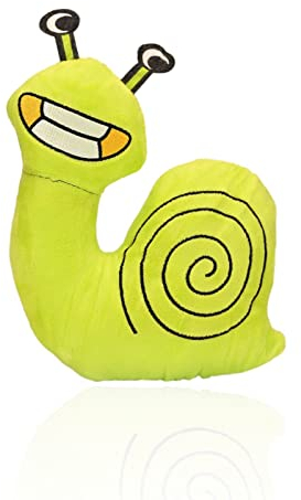 wiztex Garten von Nabnab Kuscheltier - 20 cm Geschenk für Kinder und Fans für Geburtstagsparty, Halloween und Weihnachten (Yellow Snail)