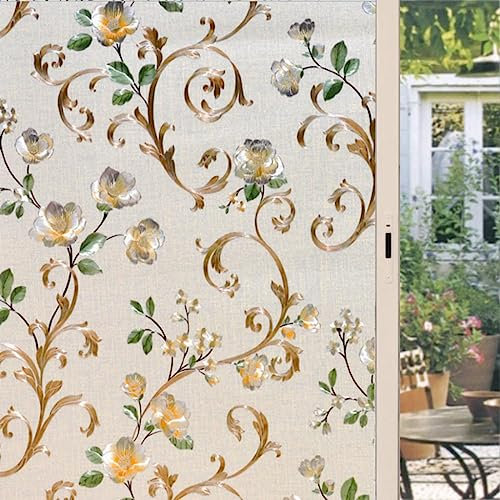Pellicola per vetri senza colla Pellicola per vetri antistatica Pellicola per porte in vetro Adesivi in vetro per la decorazione dell'ufficio domestico