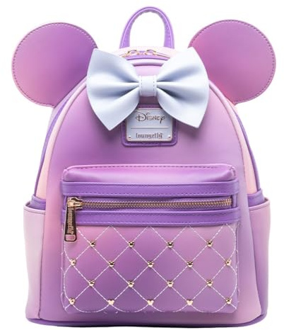 Loungefly Disney The Minnie Mouse Classic Series Women's Backpack - Lavender Haze, Multicolor, One Size, Wdbk3189