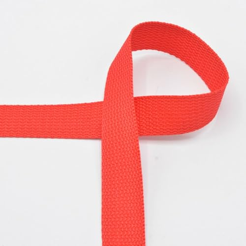 Gurtband | 25mm | Taschengurtband | Polyester | Meterware (rot)