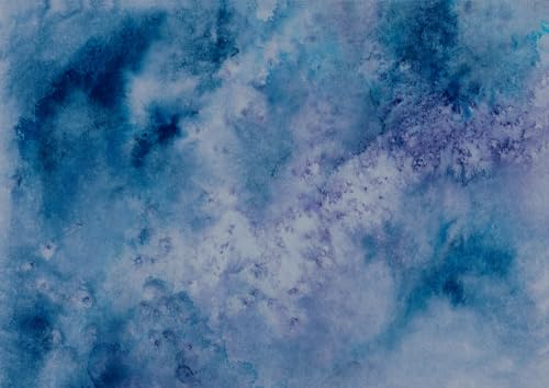 Rasch Tapete 362916 - Fototapete auf Vlies mit Himmel in Blau, Violett und Weiß aus der Kollektion Magicwalls - 3,00 m x 4,24 m (LxB)