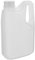 PartyKindom Clear Plastic Jugs with Lids, 2l Water Jug Storage Containers Plastic Jars Empty Milk Bottles White Gallon Jar with Ergonomic Handle for Water, Sauces, Beverage