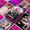 92 Stück BP Lomo Karten 6 x 9 cm, Black-P Fotokarte, Schwarz & Pink Box Cards, Geschenk für Fans (B)