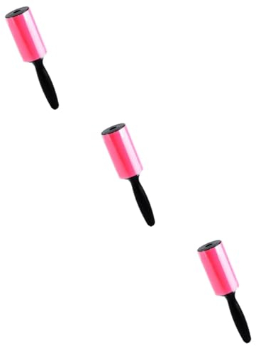 Happyyami 3 Pcs Clothes Defuzzer Fabric Lint Remover Brush Sticky Picker for Lint Removal Easy to Clean Reusable Roller for Carpet Random Color