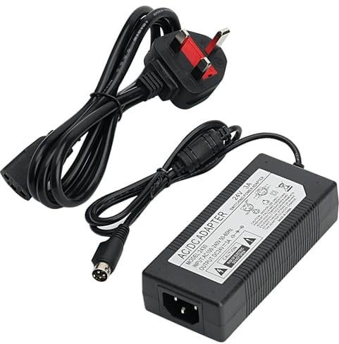 24V 2.5A Scanner Thermal Adapter Charger Compatible With Epson C825343 Receipt Printers Power Supply Tm-290ii Ps179 PS-180 PS-170 Ps180 Ps179 Pc-180 Ps-150 PSA242 C32C825343 M159A M159B M235A