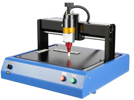 ANGDI Electric Metal Marking Machine, 200x150mm Dot Peen Marking Embosser Machine, Letter Tag Nameplate Engraver Device, Depth 0.05mm-1mm, Marking Speed 50mm/s, for Metal Dog Tags Steel Signs