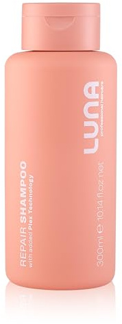 Luna Professional Haircare Repair Shampoo - Restorative Hair Care for Dry & Damaged Hair - Reconstructing Beauty Formula for Softer, Resilient Locks - Deep Cleansing & Protection - 300ml