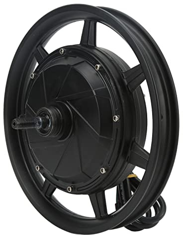 TeamSky Radnabenmotor für 14 Zoll Reifen 2000W-3500W 36V-72V Scheibenbremse Elektroroller Motor IP54 Geräuscharm 100kg Tragfähigkeit für Elektrofahrräder Elektroroller Geländewagen