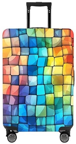 Tripnuo Elastico Coperture per Valigie Applicare alla 18 ''-32 ''Valigie, Custodie Protettive per Valigie Accessori di Viaggio Luggage Protector Suitcase Cover (Block, S)