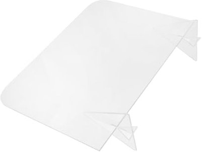 Tofficu Memo Board Transparent Tragbares Notizbrett Für Zuhause Und Schule Einfach Abwischbar Und Platzsparend Für Kreative Botschaften Und Erinnerungen