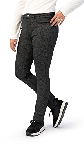 STOOKER Milano Jersey Print Damen 5-Pocket-Hose Magic Shape Fit Printed, Bedruckt clean wash eng lang