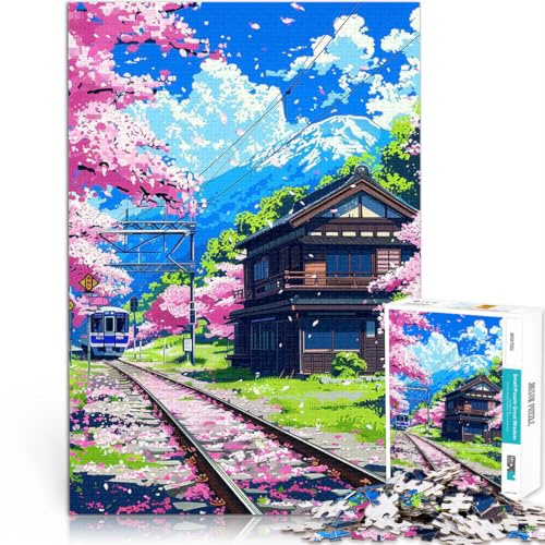 teenagers 2000 Piece Jigsaw Puzzle Manga Rail Interessante Stressreduzierung Lernspiel für Geburtstag, Weihnachten70x100cm