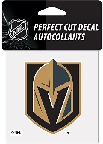Wincraft NHL Vegas Golden Knights 10,2 x 10,2 cm, perfekter Schnitt, Einheitsgröße, Teamfarbe