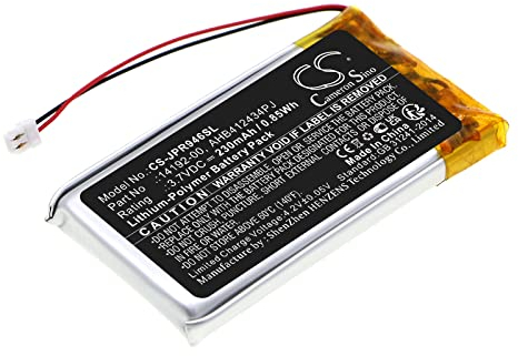 CS-JPR946SL Akku 230mAh Kompatibel mit [Jabra] Pro 9400, Pro 9450, Pro 9460, Pro 9465, Pro 9470 Ersetzt 14192-00, für AHB412434PJ