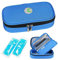 YOUSHARES Bolsa Nevera para Insulina - Nevera Insulina Viaje Estuche Diabético Bolsa Isotérmica Insulina con 2 Bolsas de Gel, （Azul）