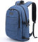 Tzowla Laptop Travel Backpack Mens Womens Water Resistant Anti-Theft Bag with USB Charging Port and Lock 15.6 Inch Computer Business Backpacks for School Work College Gift,Casual Daypack-Blue