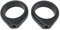 Alchemy Parts Motorrad Blinker Relocator Klammergabel - 54/55mm - Schwarz
