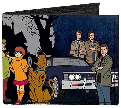 Buckle-Down Herren Geldbrse, Scooby DOO Supernatural, 4.0 x 3.5