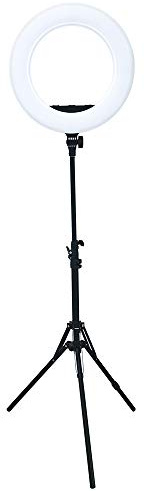 WERPOWER Yidoblo 18 Inch Ring Light with Tripod Stand YouTube LED TikTok Ringlight Kit Color Temperature 3200K to 5500K Makeup Ring.