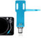 Headshell for Turntable Phonograph Player, High-end Phono Cartridge Headshell Kit,4 Cables and 2 Pairs of Screws,Connector Cable, Suitable for High-end Phonograph/Pickups(Blue)