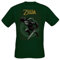 The Legend of Zelda Link Männer T-Shirt grün S 100% Baumwolle Fan-Merch, Gaming, Hyrule, Triforce