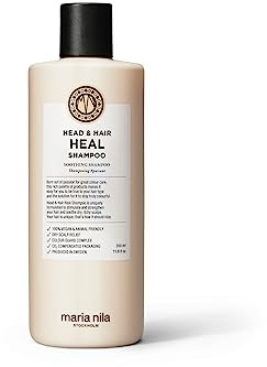 Maria Nila Head & Hair Heal, Shampoo 11.8 Fl Oz, Soothing Aloe Vera for dry & itchy scalps, 100% Vegan & Sulfate/Paraben free