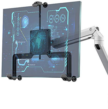 HSJCZMD Kit de Montage au Bras de Moniteur, kit d'adaptateur de 17-32Non VESA, Montage sur écran de PC Non VESA pour Les écrans LED 17 - 32 sans Trous VESA Curved/Écran Plat
