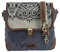 Sunsa Damen Umhängetasche. Mittlerer Messenger Tasche. Canvas/Leder Handtasche. Klein Crossbody Bag. Vintage Schultertasche. Geschenk Ideen für Frauen/Mädchen.