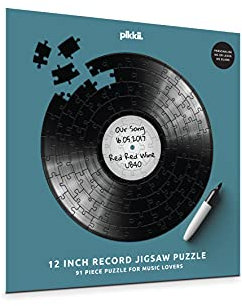 Schallplatten Puzzle | Puzzle | Musik Puzzle | Schallplatten | Puzzle rund