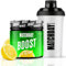 MATCHDAY NUTRITION I BOOST Speziell für Fußballer I Starterpack Ice Tea Lemon Mit Shaker I 90 Minuten Vollgas I Booster mit Aminosäuren & Kohlenhydraten I Schnelligkeit & Ausdauer I 20 Portionen