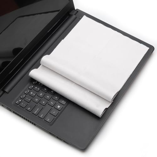 KEANBOLL 2-Pack 15.6 Laptop Microfiber Liner Cleaning Cloth, Screen Dust Remover, Keyboard Protector, Compatible with Dell/HP/Acer/ASUS/Lenovo/Samsung/LG etc 15.6-17.3 Laptops