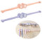 Regerly Haarreif Ständer, 2 Stück Stirnband Organizer Haargummi Aufbewahrung Haarschmuck Kinder Headband Holder Organizer Haarbänderhalter Organizer faltbar Kopfbügel für Mädchen (Rosa und Lila)
