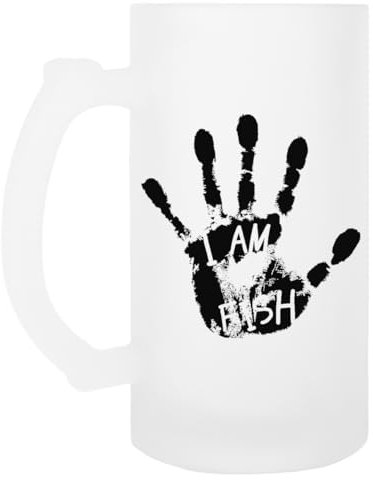 Pinitotee I Am A Fish - Red Dwarf Bierkrug Mit Henkel Aus Glas