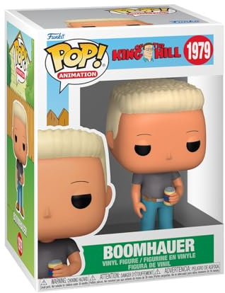 Funko POP! TV: King of the Hill - Boomhauer | Offizielles Cartoon/Animation Merch - Vinyl Sammelfigur als Regal Deko - Geschenkidee zum Geburtstag für Fans und Sammler