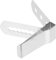 TOPBATHY 1pc Stainless Steel Thermometer Clip Holder for Milk Tea Coffee Syrup Probe Clip for Kitchen Supplies Silver Color