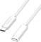 Logilink CU0222 - USB 2.0 Typ-C Verlängerungskabel mit PD Unterstützung (PowerDelivery), Farbe: Weiß, Kabellänge: 3m