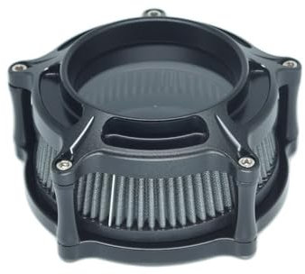 DUANSIYU Filtro Aria Moto Filtro Aria Filtro aspirazione Nero Opaco Adatto for Harley Filtro A Cono(Gray Filter B)
