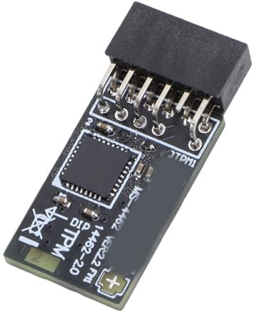 LICAEVEY TPM2.0-Modul TPM SPI 12Pin-Verschlüsselungssicherheitsmodul mit SLB 9670 für 10 11, Unterstützt die Serien 400 und Höher für A520 B550 WRX80 X570S B650 und X670 Motherboard