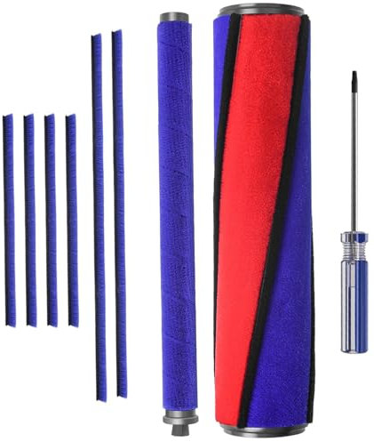 Bürste Ersatzbürste für Dyson V6 V7 V8 V10 V11 Ersatzteile, Softwalze für Dyson Staubsauger Zubehör Weiche Walzenbürste Ersatzteil, Ersatz Fluffy Rolle Staubentfernung und Reinigung (9 Stück)