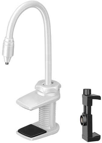 WOOGCSGO Universelle Babyphone Halterung – Baby Kamera Halter mit für GHB, BOIFUN, Philips Avent Babyphone, momcozy, ieGeek - Flexibler 360° Schwanenhals Klemme