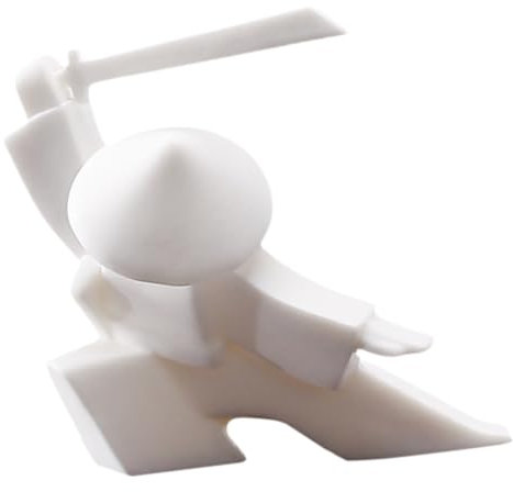 ERINGOGO Porta Incenso Bastoncini Ceramica Stile Vintage Con Statua Samurai Cinese Da Scrivania Per Casa Ufficio Decorazione Culturale