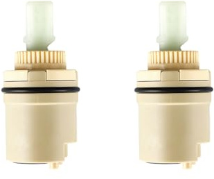 OTOTEC 2 cartuchos de cerámica de repuesto de 25 mm para lavabos de cocina, baño