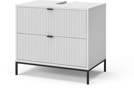 Vicco Waschbeckenunterschrank Eliza, Weiß, 70 x 63 cm