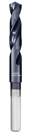 HILPATY Cobalt Metallbohrer Bohrer Schaftbohrer Spiralbohrer für Metall, Stahl, Aluminium, Eisen (15mm)