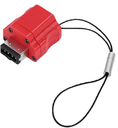 Zunate Ladeadapter für die GBA SP-Spielekonsole (Rot) | Typ-C-Schnittstelle, 3,5-mm-Kopfhöreranschluss, Ladekonverter, Anti-Verlust-Seil