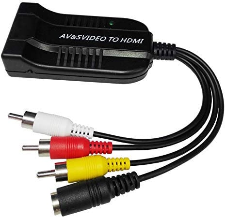 TuToy 1080P HD AV Und S-Video Zum HDMI Audio Adapter Konverter Mit USB Kabel Für HDTV DVD