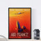 Nacnic Vintage Poster Weinleseplakat von Frankreich und Italien. Reisen mit Air France. A3 Größe