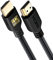 PowerBear Cable HDMI 4K 0,3 m | Alta velocidad, nylon trenzado y conectores de oro, 4K @ 60Hz, Ultra HD, 2K, 1080P, ARC y CL3 Clasificado | para el ordenador portátil, monitor, PS5, Xbox One y más